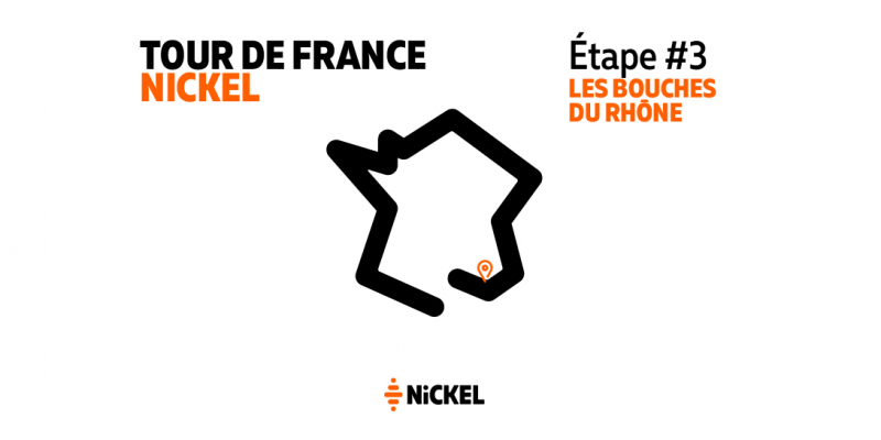 Tour de France Nickel #3 Les Bouches-du-Rhône