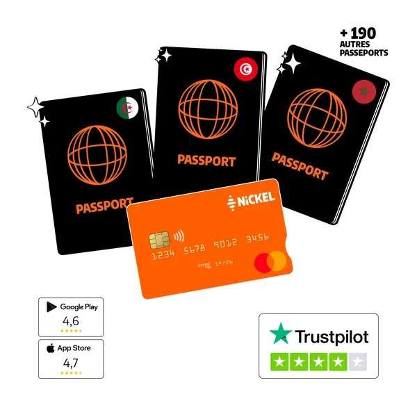 Carte Nickel et passeports