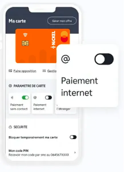 Application Nickel paiement internet