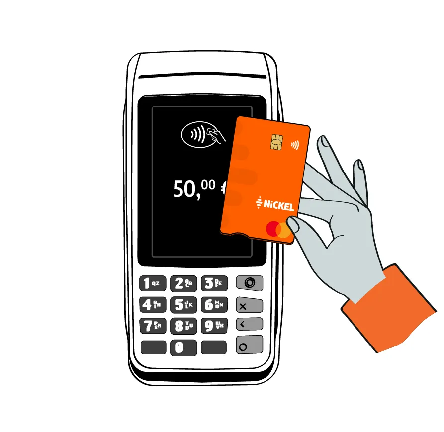 Paiement carte sans contact TPE