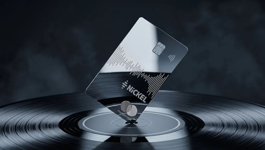 Carte Nickel Metal Miroir